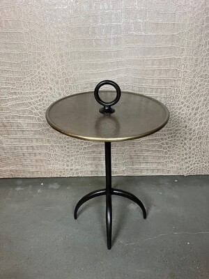 Casia salontafel rond diam.80cm, H40cm, brons - Meubelen De Keizer
